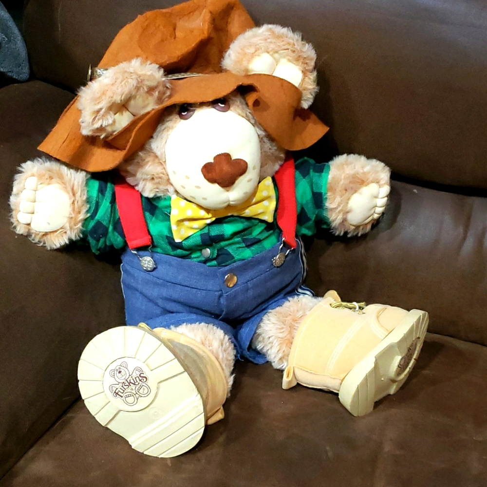 Furskin big bear doll